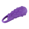Juguete interactivo para perros con diseño de frutas de caucho natural, juguetes para masticar perros de berenjena